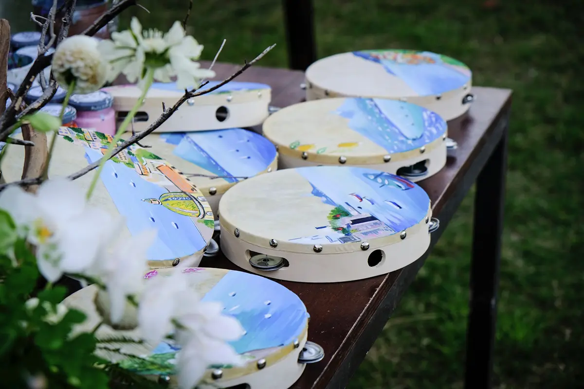 Dettagli dell’allestimento di un matrimonio curato da Blin Eventi